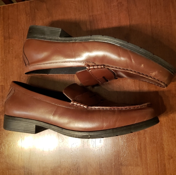 Men's Bostonian Flexlite Brown loafers - Picture 2 of 8